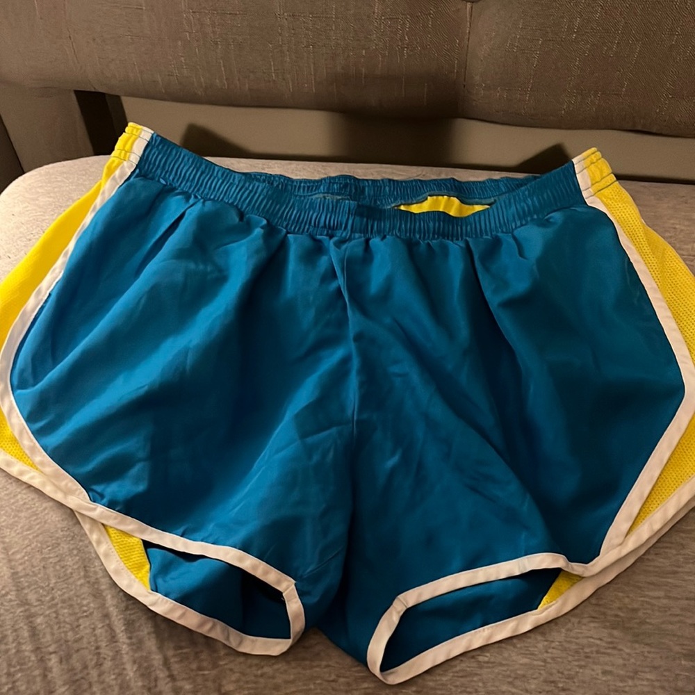 Blue and Yellow Soffe Shorts